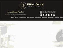 Tablet Screenshot of dentalinstitutecr.com